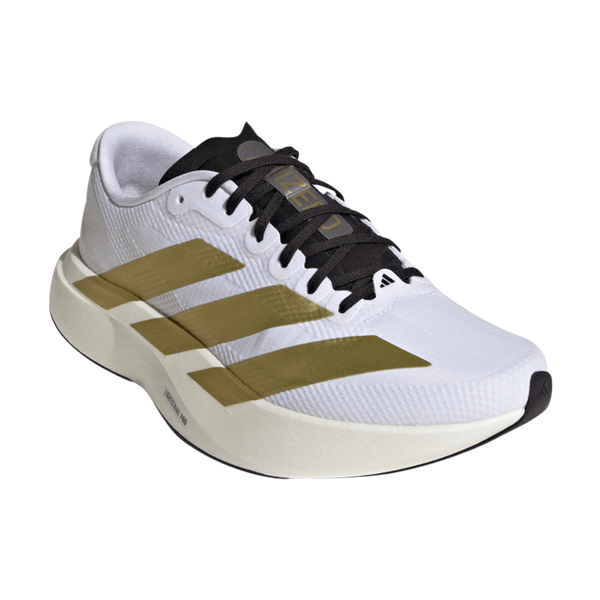 adidas Women's adizero Evo SL Ftwr White/Matte Gold/Core Black
