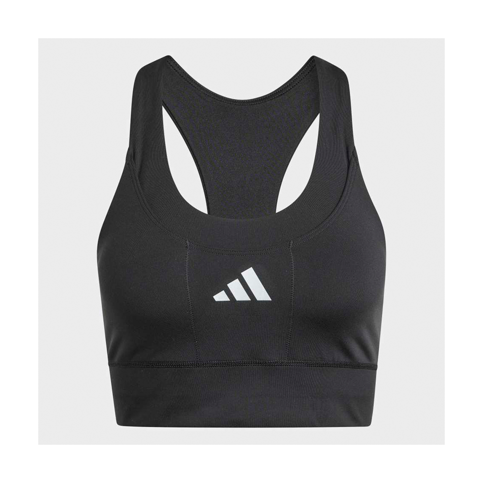 adidas Women's adi365 Running Pocket Medium Support Bra Black