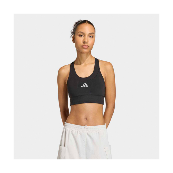 adidas Women's adi365 Running Pocket Medium Support Bra Black