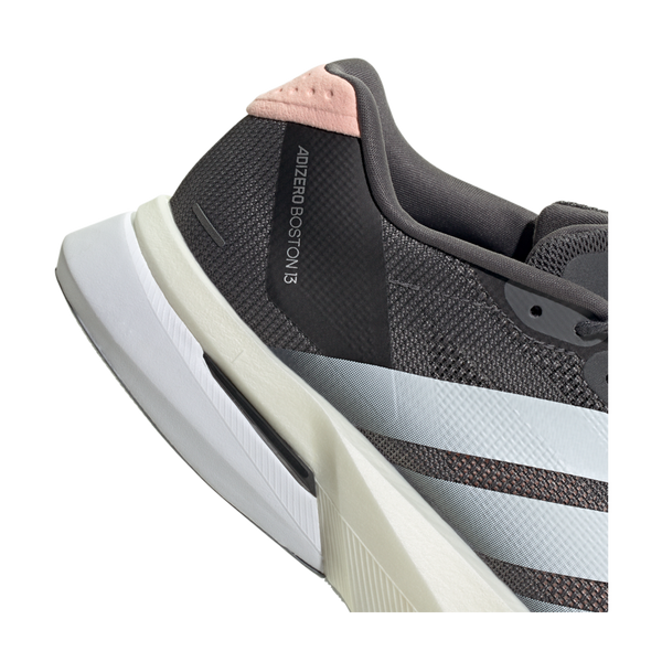 adidas Women's Adizero Boston 13 Grey Five/Cloud White/Haze Coral