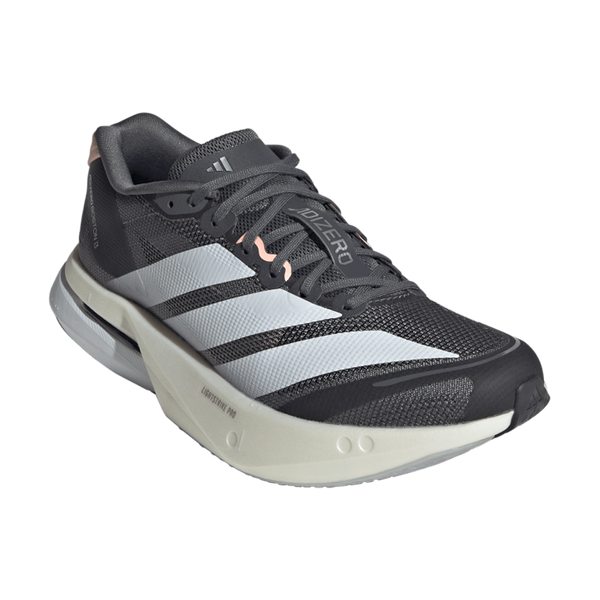 adidas Women's Adizero Boston 13 Grey Five/Cloud White/Haze Coral