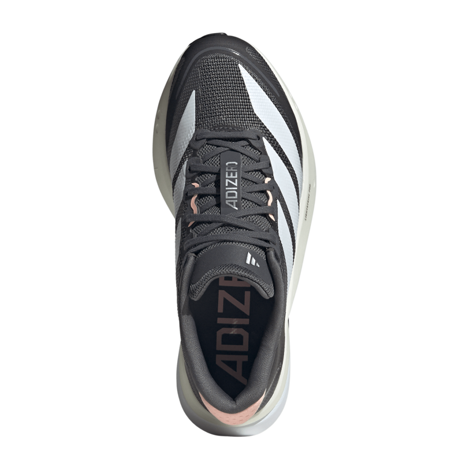 adidas Women's Adizero Boston 13 Grey Five/Cloud White/Haze Coral