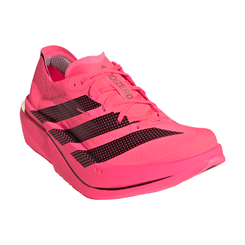 adidas Women's Adizero Adios Pro 5 Solar Turbo/Core Black/Lucid Red