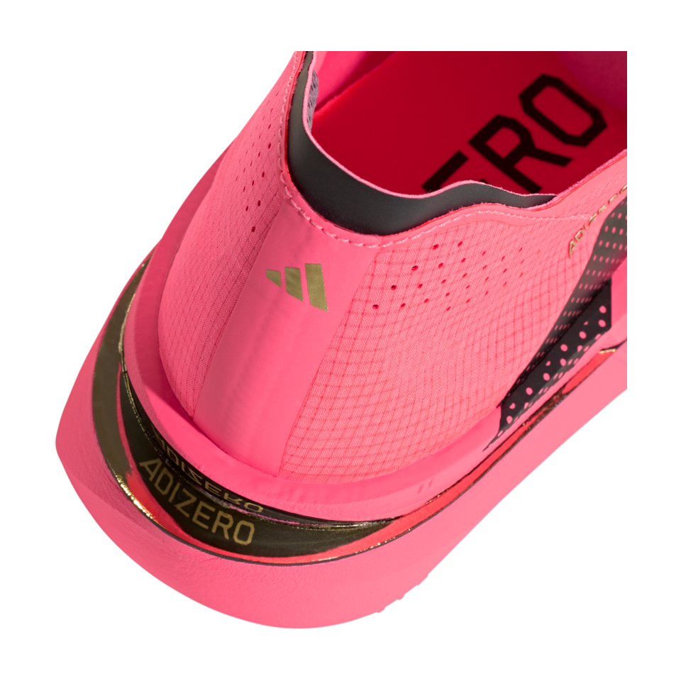 adidas Men's Adizero Adios Pro 5 Solar Turbo/Core Black/Lucid Red