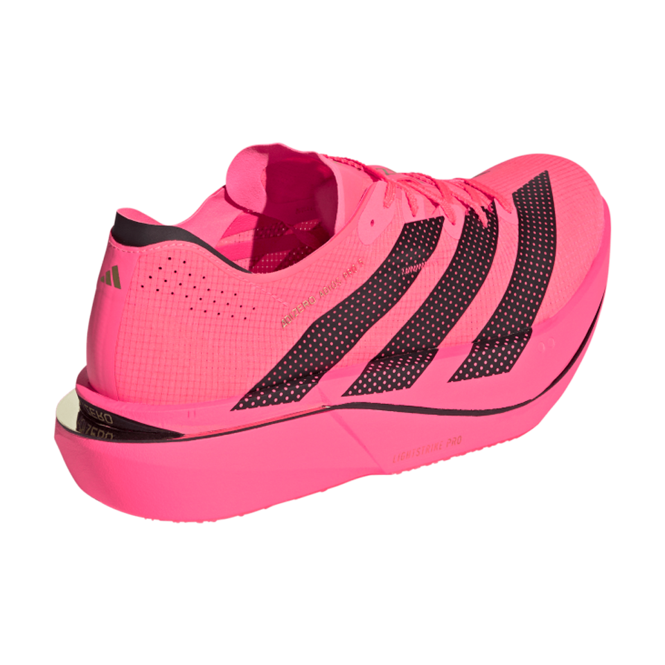 adidas Men's Adizero Adios Pro 5 Solar Turbo/Core Black/Lucid Red