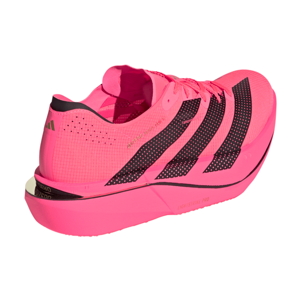 adidas Men's Adizero Adios Pro 5 Solar Turbo/Core Black/Lucid Red