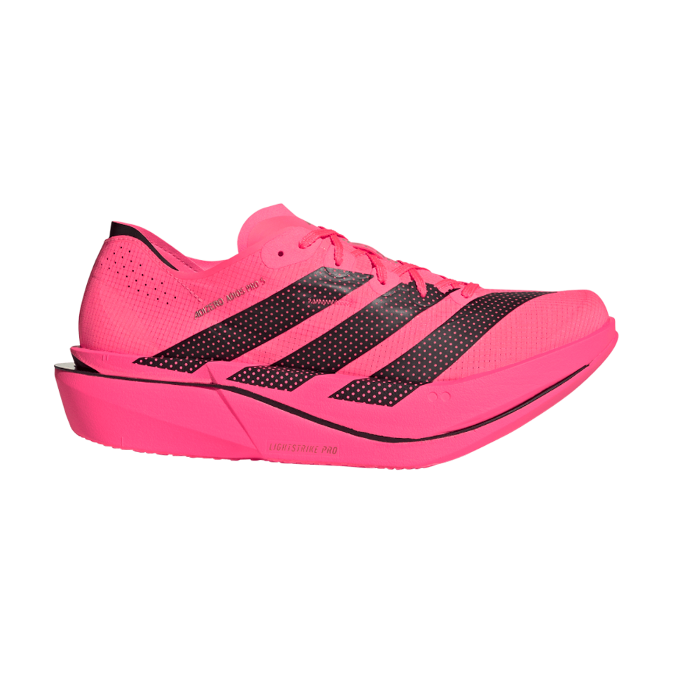 adidas Men's Adizero Adios Pro 5 Solar Turbo/Core Black/Lucid Red Main image
