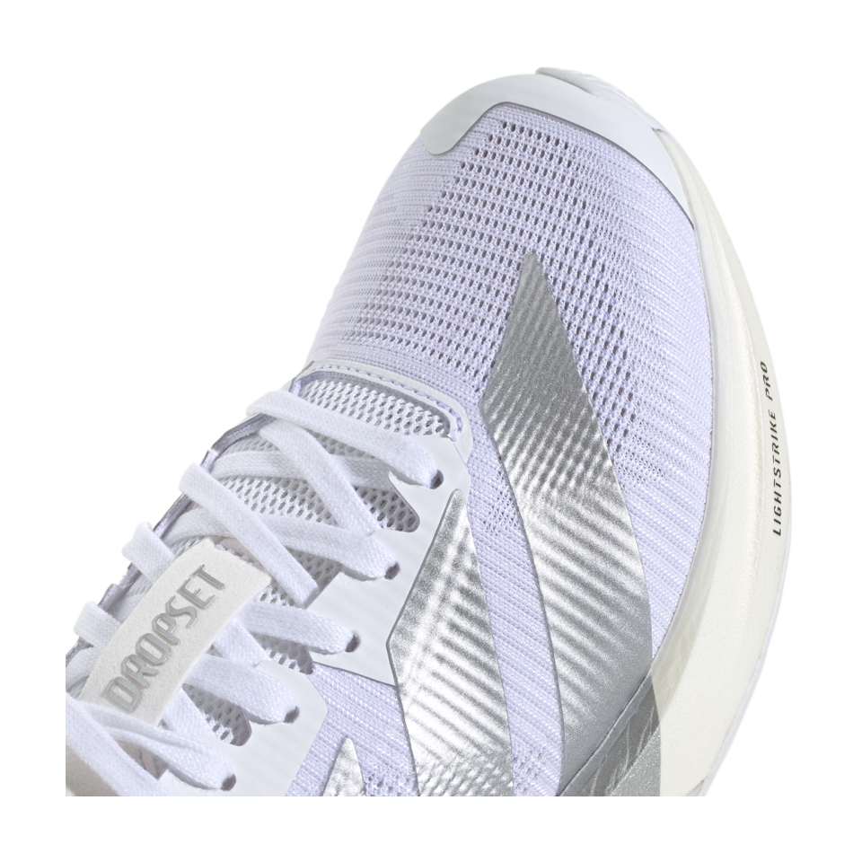 adidas Women's ADIZERO Dropset Pro Training Shoes Cloud White/Silver Metallic/Cloud White