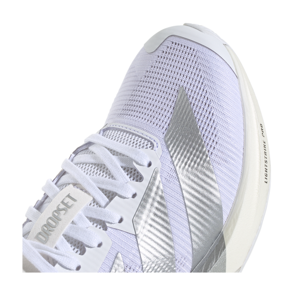 adidas Women's ADIZERO Dropset Pro Training Shoes Cloud White/Silver Metallic/Cloud White