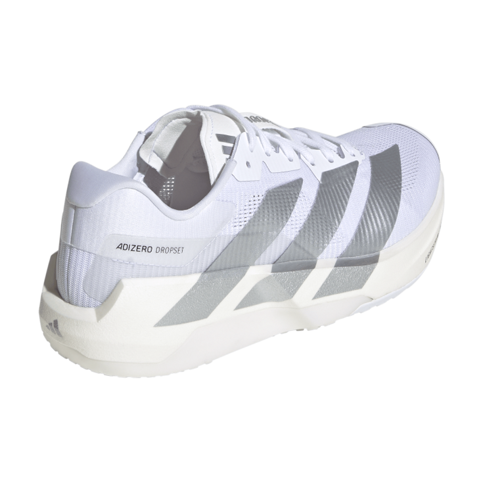 adidas Women's ADIZERO Dropset Pro Training Shoes Cloud White/Silver Metallic/Cloud White Secondary image