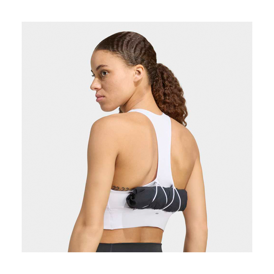 adidas Women's adi365 Running Pocket Medium Support Bra Frozen Purple