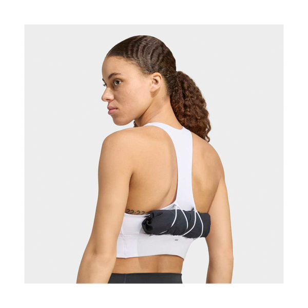 adidas Women's adi365 Running Pocket Medium Support Bra Frozen Purple