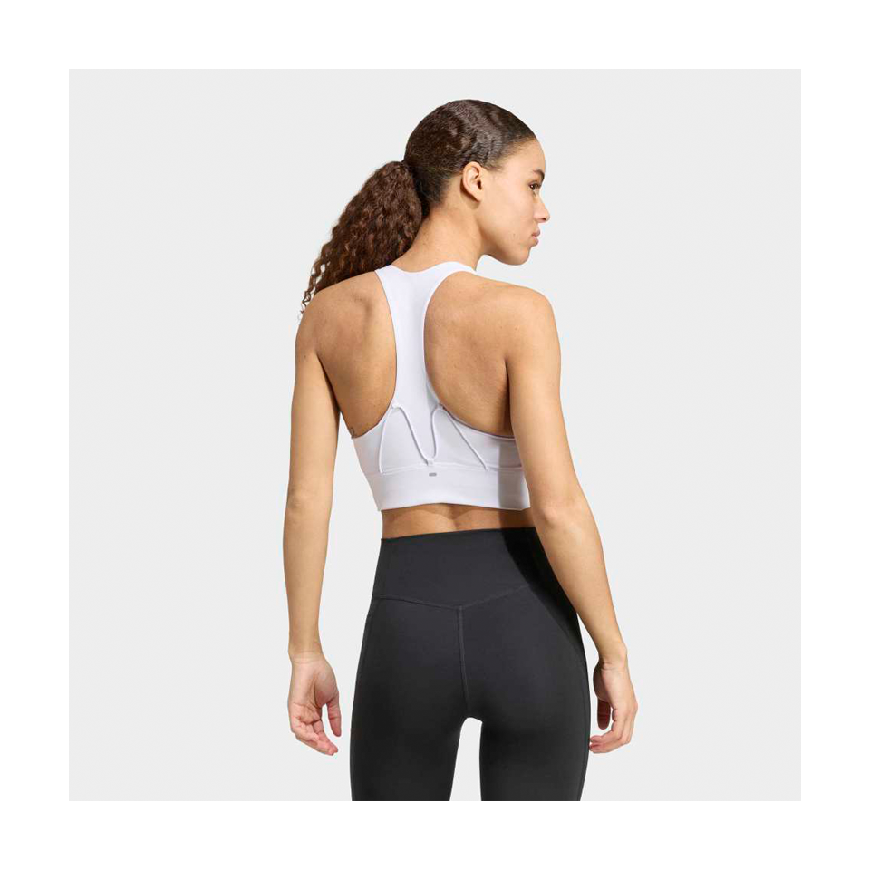 adidas Women's adi365 Running Pocket Medium Support Bra Frozen Purple Secondary image
