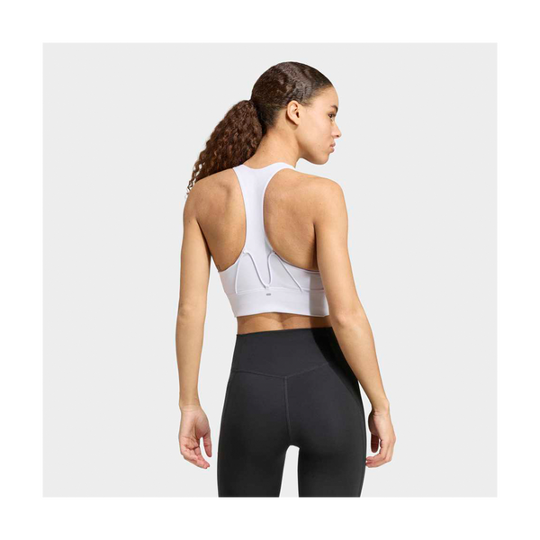 adidas Women's adi365 Running Pocket Medium Support Bra Frozen Purple