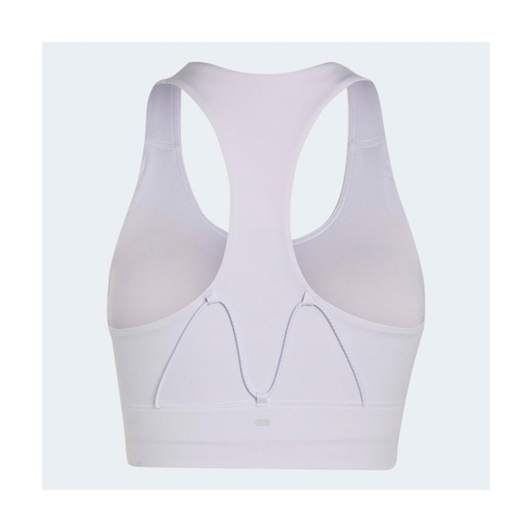 adidas Women's adi365 Running Pocket Medium Support Bra Frozen Purple