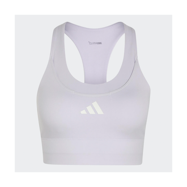 adidas Women's adi365 Running Pocket Medium Support Bra Frozen Purple