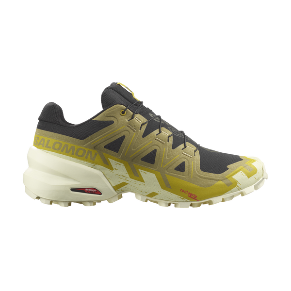 Salomon Men's Speedcross 6 Black/Cress Green/Transparent Yellow