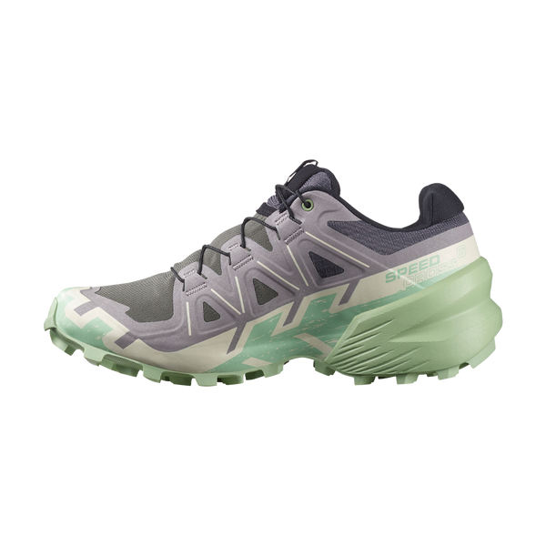 Salomon Women's Speedcross 6 Castlerock/Vanilla Ice/Smoke Green