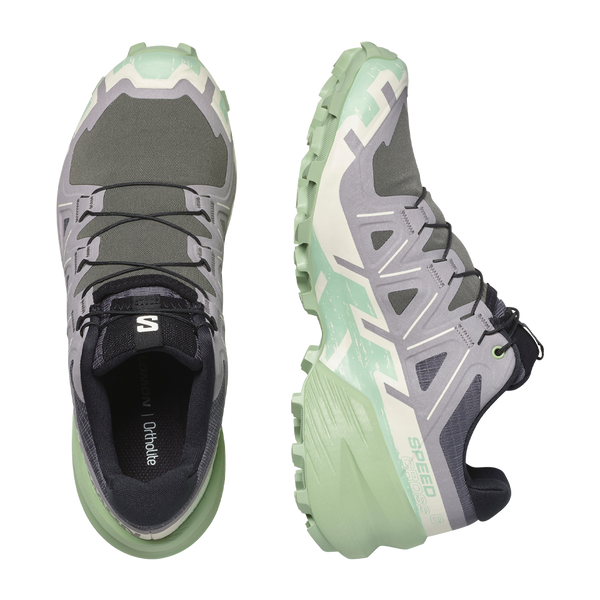 Salomon Women's Speedcross 6 Castlerock/Vanilla Ice/Smoke Green