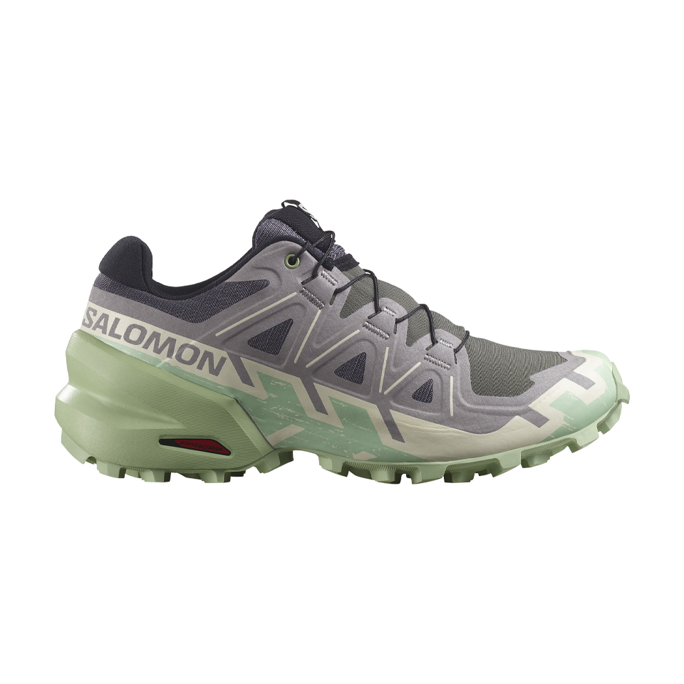 Salomon Women's Speedcross 6 Castlerock/Vanilla Ice/Smoke Green