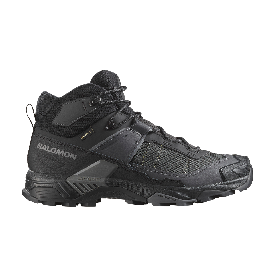 Salomon Men's X Ultra 5 Mid GTX Black/Asphalt