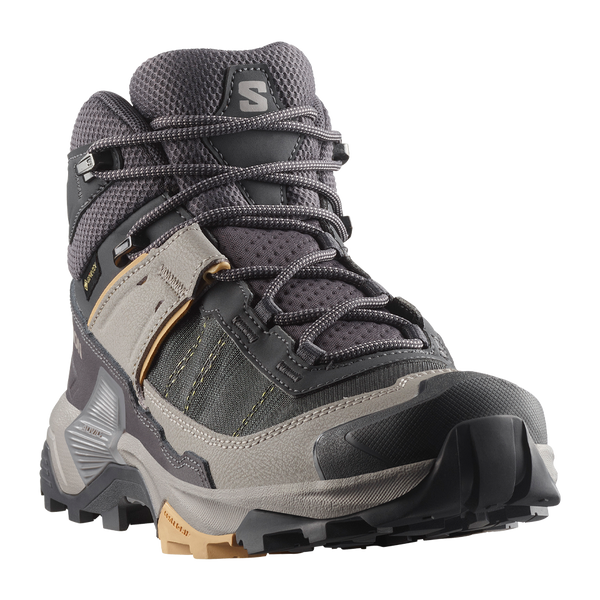 Salomon Women's X Ultra 5 Mid GTX Nine Iron/Gull/Soft Clay
