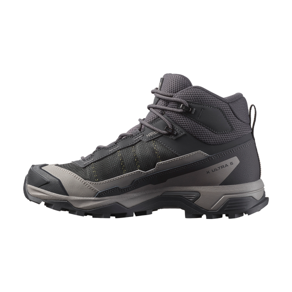Salomon Women's X Ultra 5 Mid GTX Nine Iron/Gull/Soft Clay