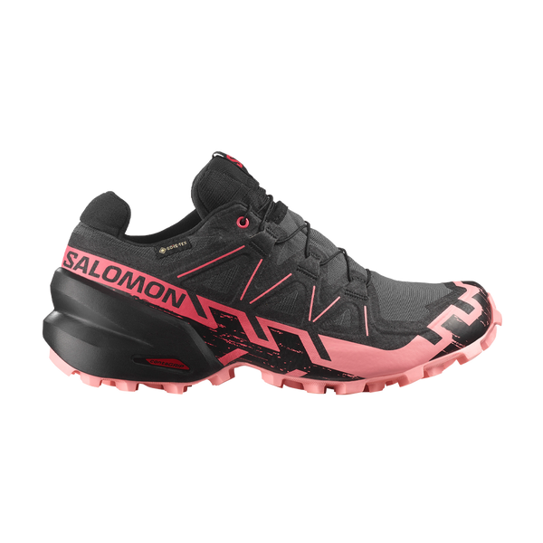 Salomon Women's Speedcross 6 GTX Nine Iron/Black/Flamingo Pink