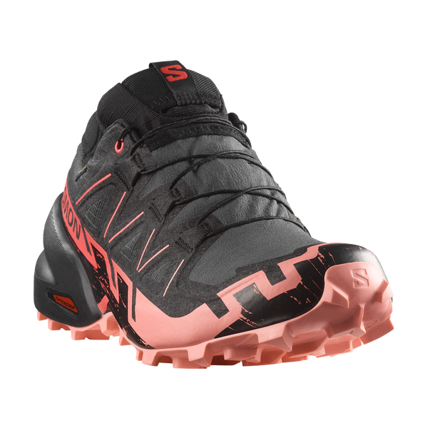 Salomon Women's Speedcross 6 GTX Nine Iron/Black/Flamingo Pink