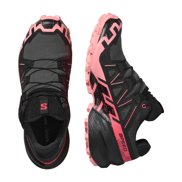 Salomon Women's Speedcross 6 GTX Nine Iron/Black/Flamingo Pink
