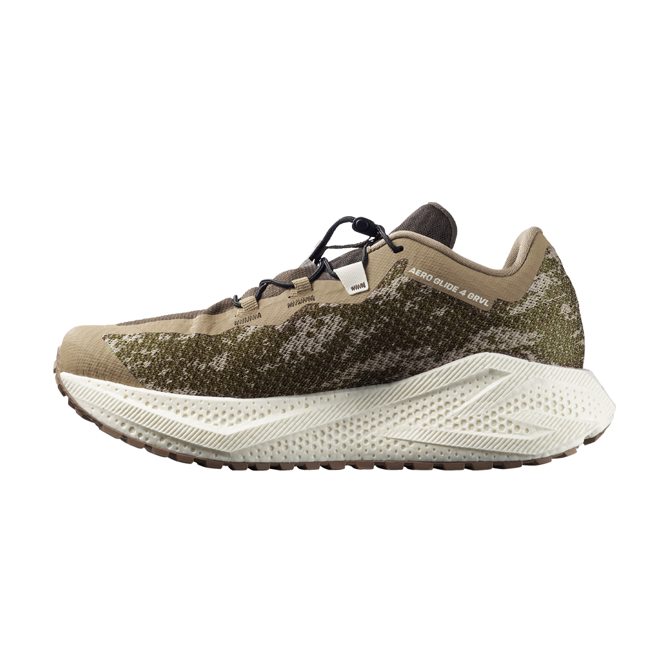 Salomon Men's Aero Glide 4 GRVL Safari/Vanilla Ice/Earth Brown