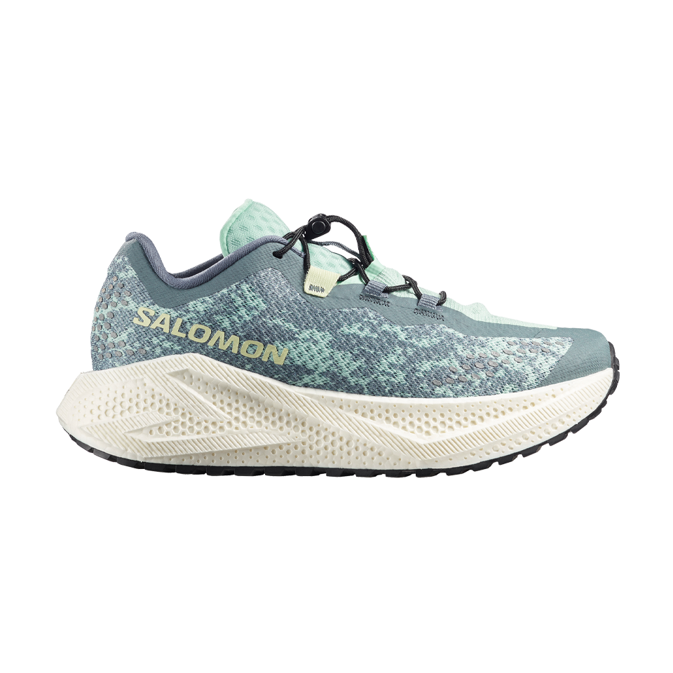 Salomon Women's Aero Glide 4 GRVL Stormy Weather/Lichen/Vanilla Blue