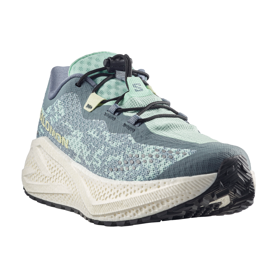 Salomon Women's Aero Glide 4 GRVL Stormy Weather/Lichen/Vanilla Blue