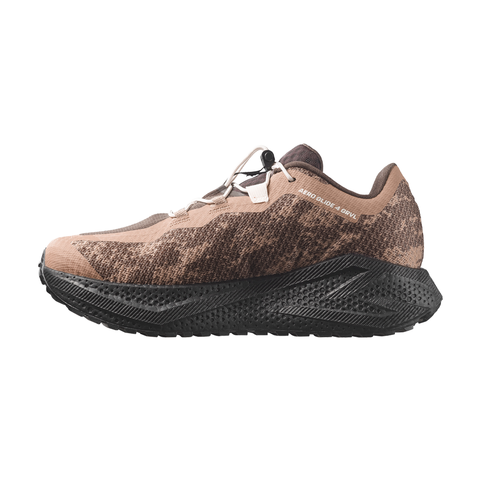 Salomon Men's Aero Glide 4 GRVL Burro/Black/Vanilla Ice