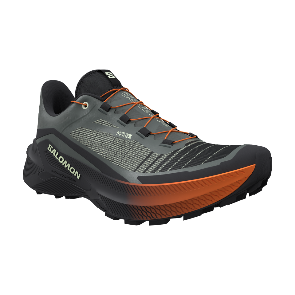 Salomon Men's Genesis 2 Urban Chic/Black/Lime Cream Secondary image