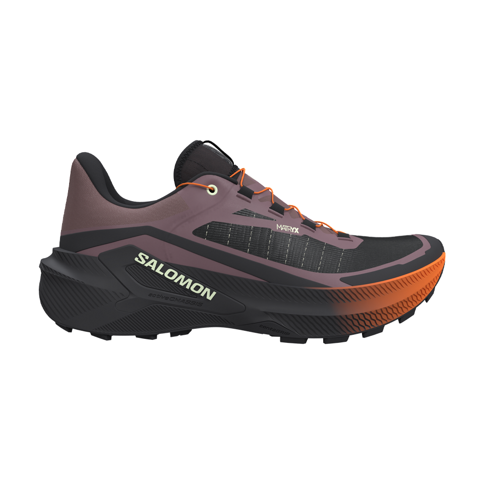 Salomon Women's Genesis 2 Huckberry/Black/Red Orange