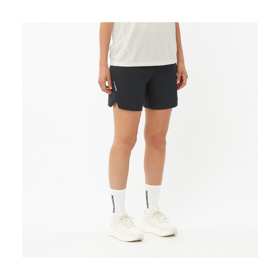 Salomon Women's SHAKEout CORE 6" Short Deep Black