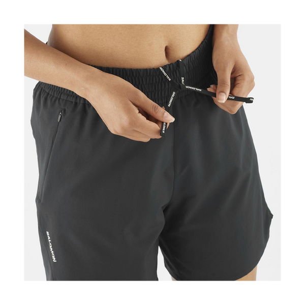 Salomon Women's SHAKEout CORE 6" Short Deep Black