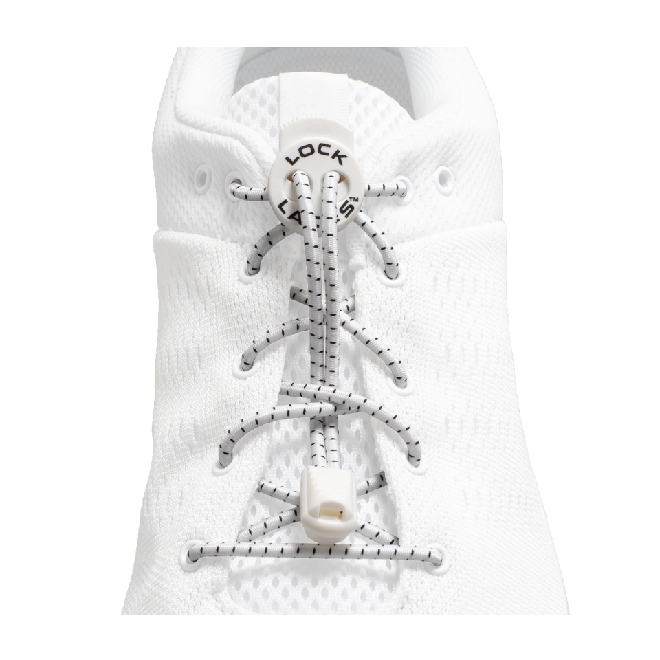 Lock Laces Orignial No-Tie Shoelaces White