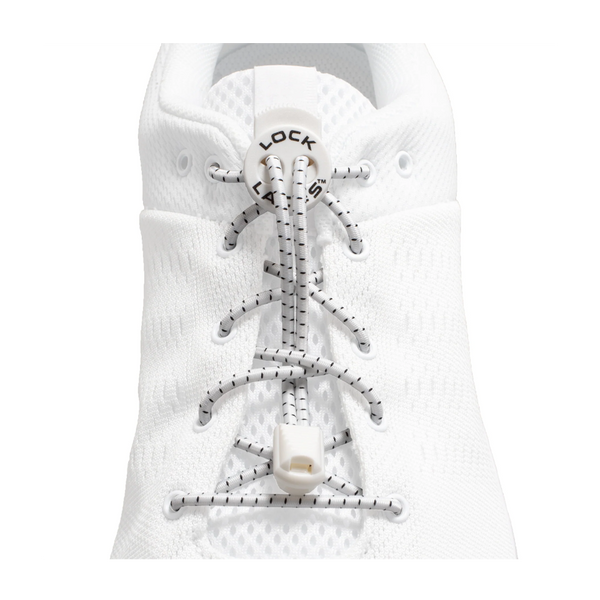 Lock Laces Orignial No-Tie Shoelaces White