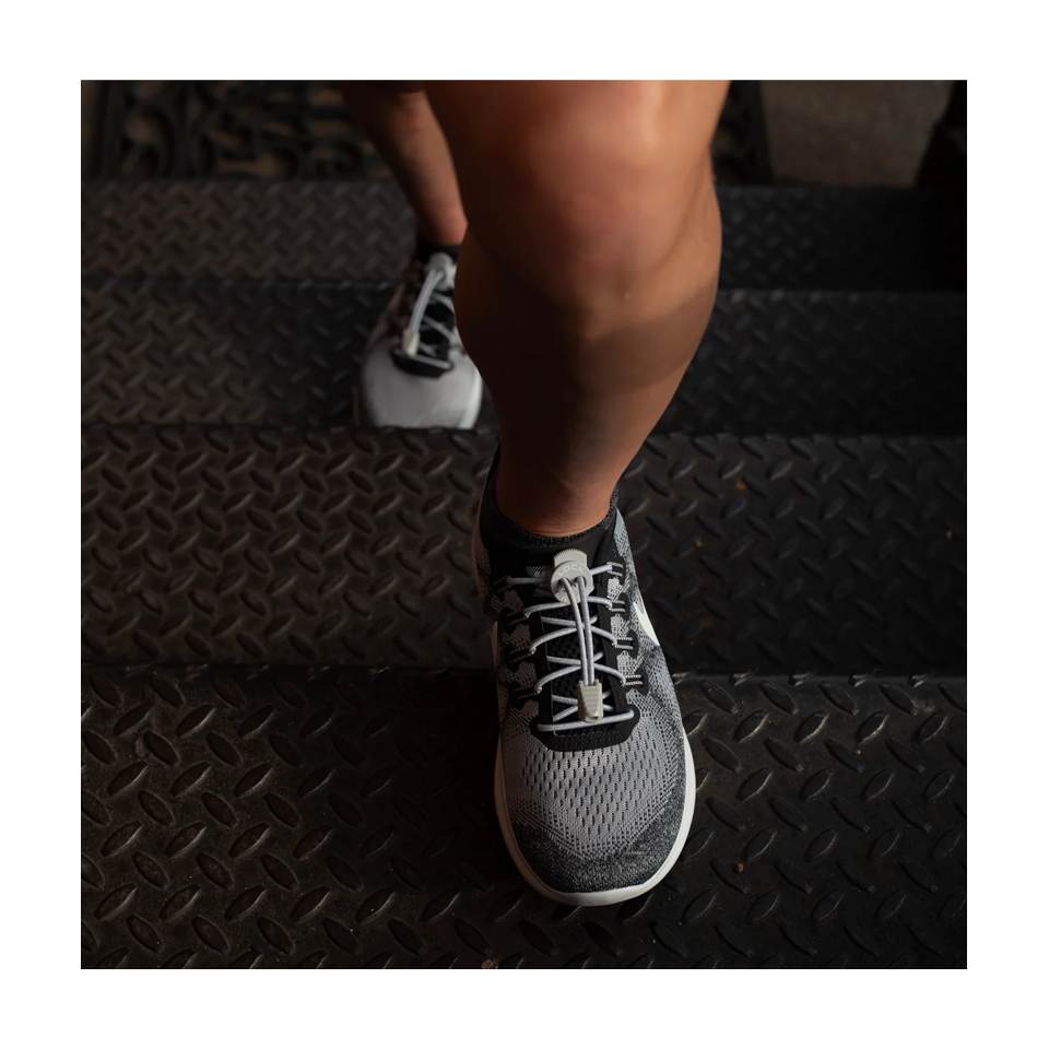 Lock Laces Original No-Tie Shoelaces Cool Grey