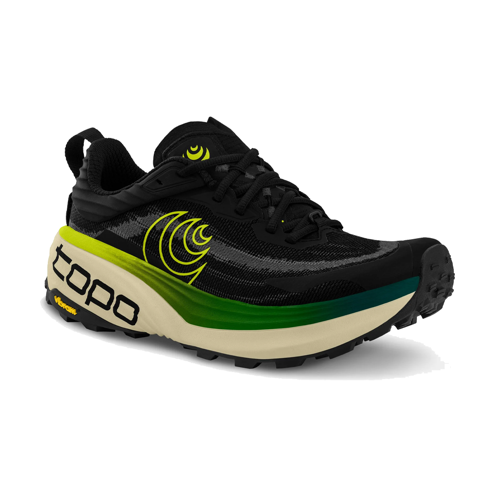 Topo Athletic Men's Vista Black/Lime Secondary image