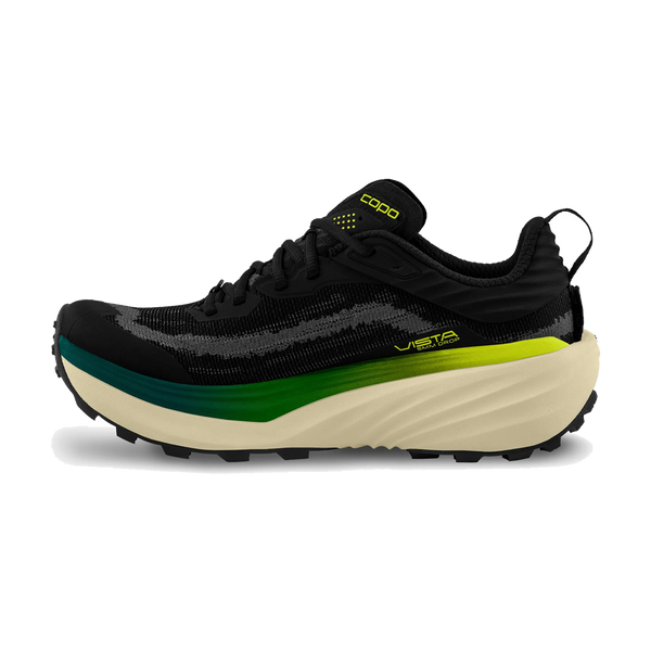 Topo Athletic Men's Vista Black/Lime