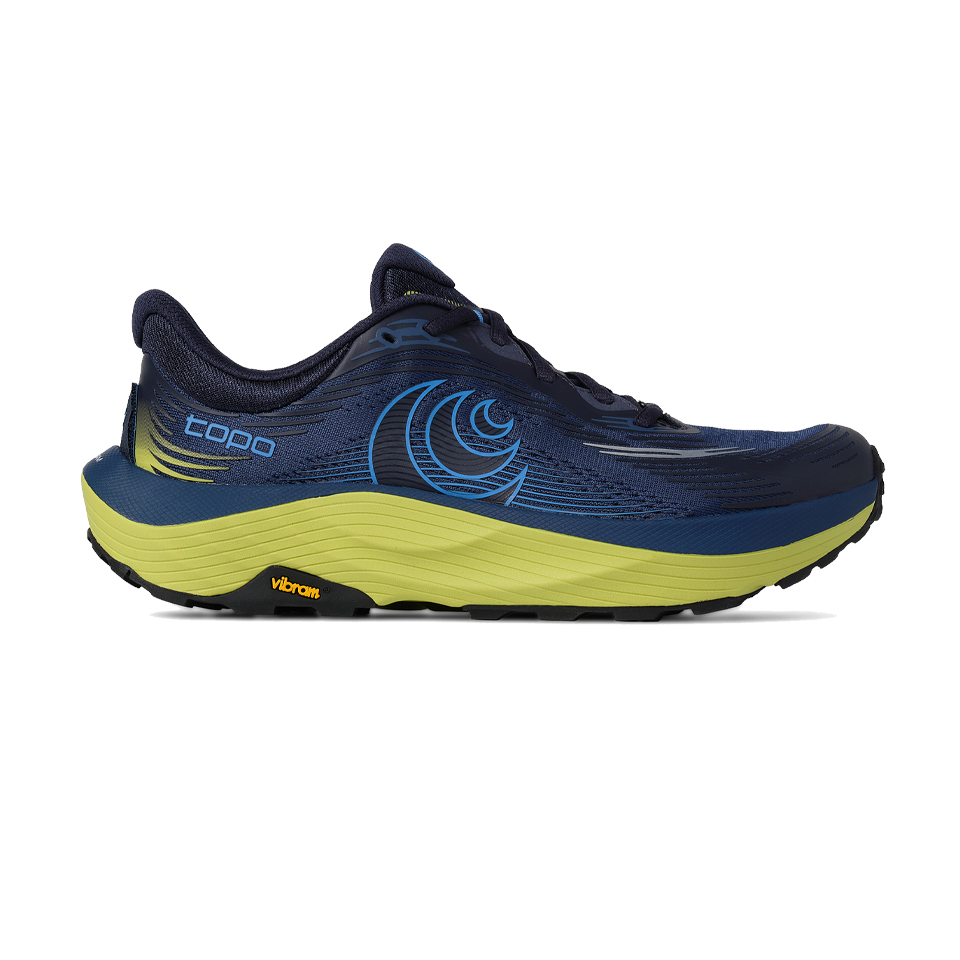 Topo Athletic Men's Ultraventure 5 Blue/Lime Main image