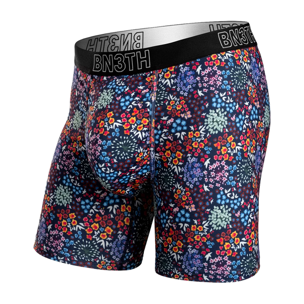 BN3TH Men's Inception Boxer Brief Floral Field Naval