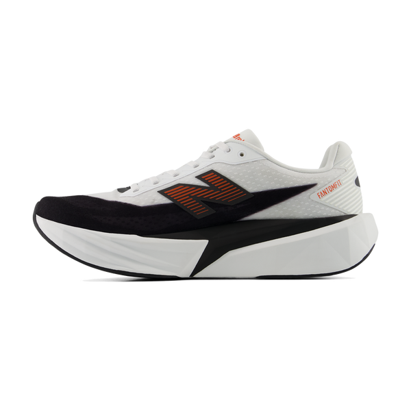 New Balance Men's FuelCell Rebel v5 White/Neo Flame