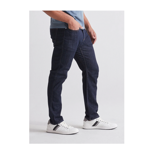 DUER Men's Performance Denim Athletic Taper Heritage Rinse