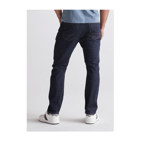DUER Men's Performance Denim Athletic Taper Heritage Rinse