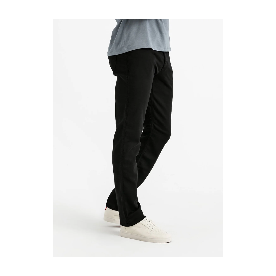 DUER Men's No Sweat Athletic Taper Black