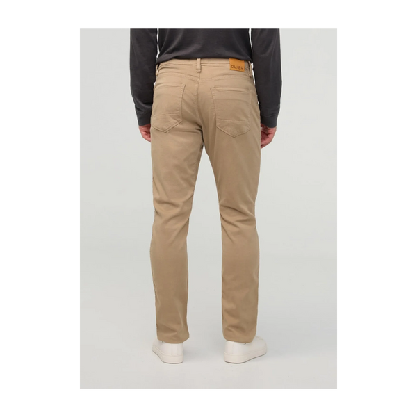 DUER Men's No Sweat Athletic Taper Desert Khaki